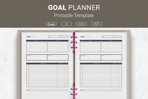 Download Goal Planner Printable Template - Printable template Collection