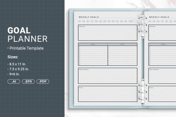 Download Goal Planner Printable Template - Printable template Collection