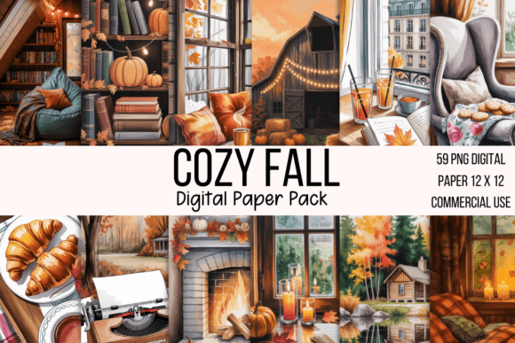 Download Cozy Fall Junk Journal Kit - Journal kit Collection