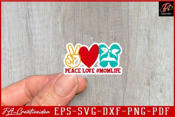 Download Peace Love #momlife Fall Stickers Svg - Fall stickers Collection