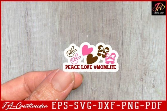 Download Peace Love #momlife Fall Stickers Svg - Fall stickers Collection