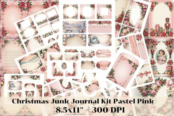 Download Christmas Junk Journal Kit - Journal kit Collection