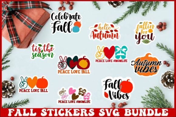 Download Fall Stickers Svg Bundle - Premium Resources