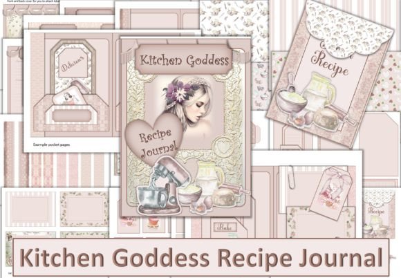 Download Printable Recipe Journal Kit JPEG &amp; PDF - Journal kit Collection