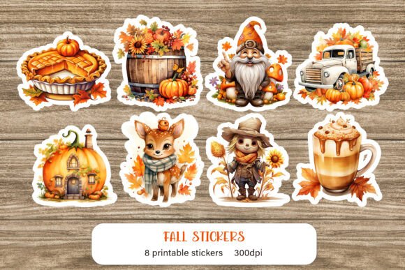 Download Fall Stickers Sublimation Autumn Sticker - Fall stickers Collection