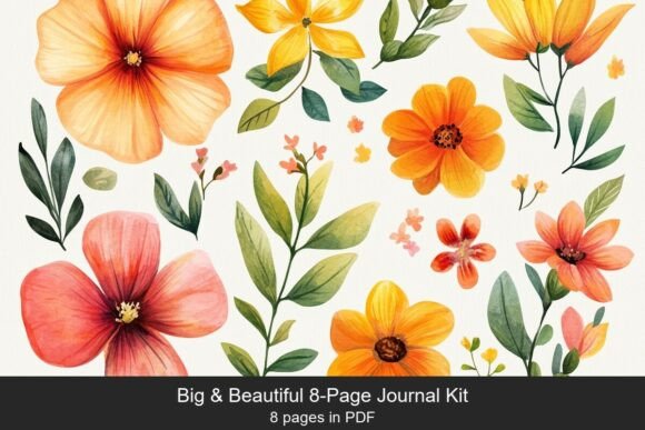Download Autumn Bloom Journal Kit - Journal kit Collection