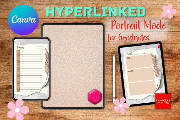 Download Digital Undated Planner-Portrait Mode - Premium Bundle