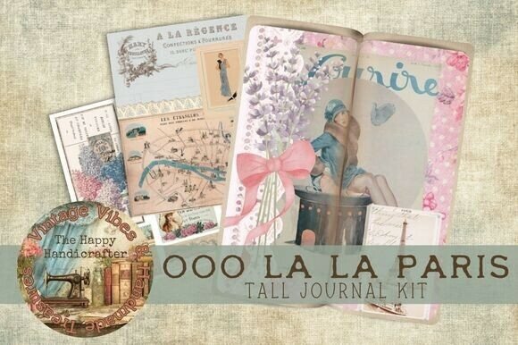 Download Ooo LaLa Paris Tall Journal Kit - Journal kit Collection